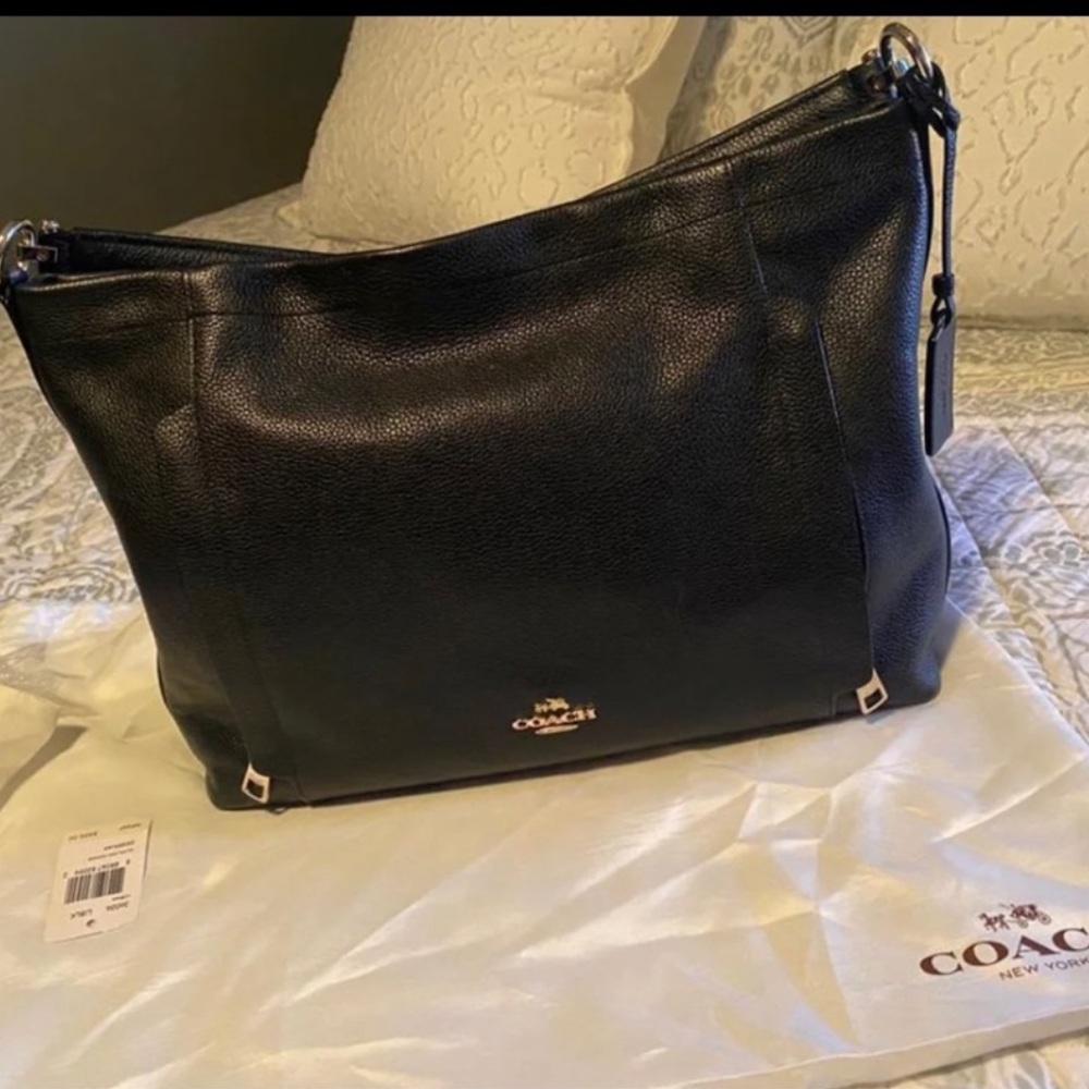 Coach smooth leather satchel